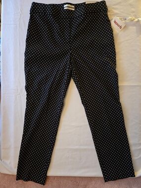 Jules & Leopold Black Polka Dot Trousers